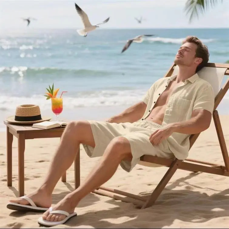 Completo Estivo Uomo Hawaiano