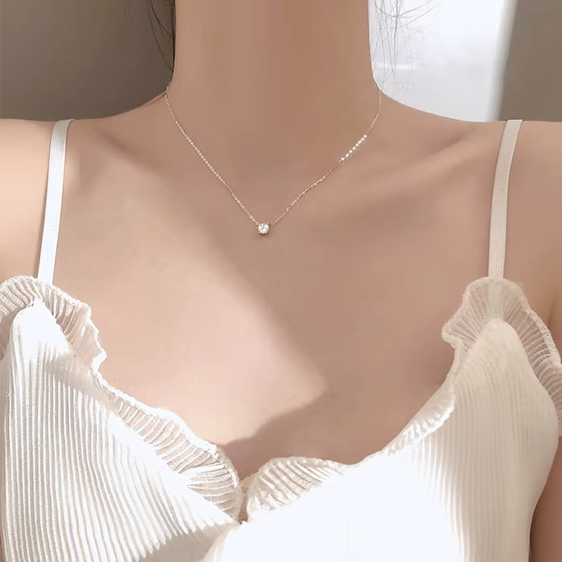 Collana Punto Luce con Zircone